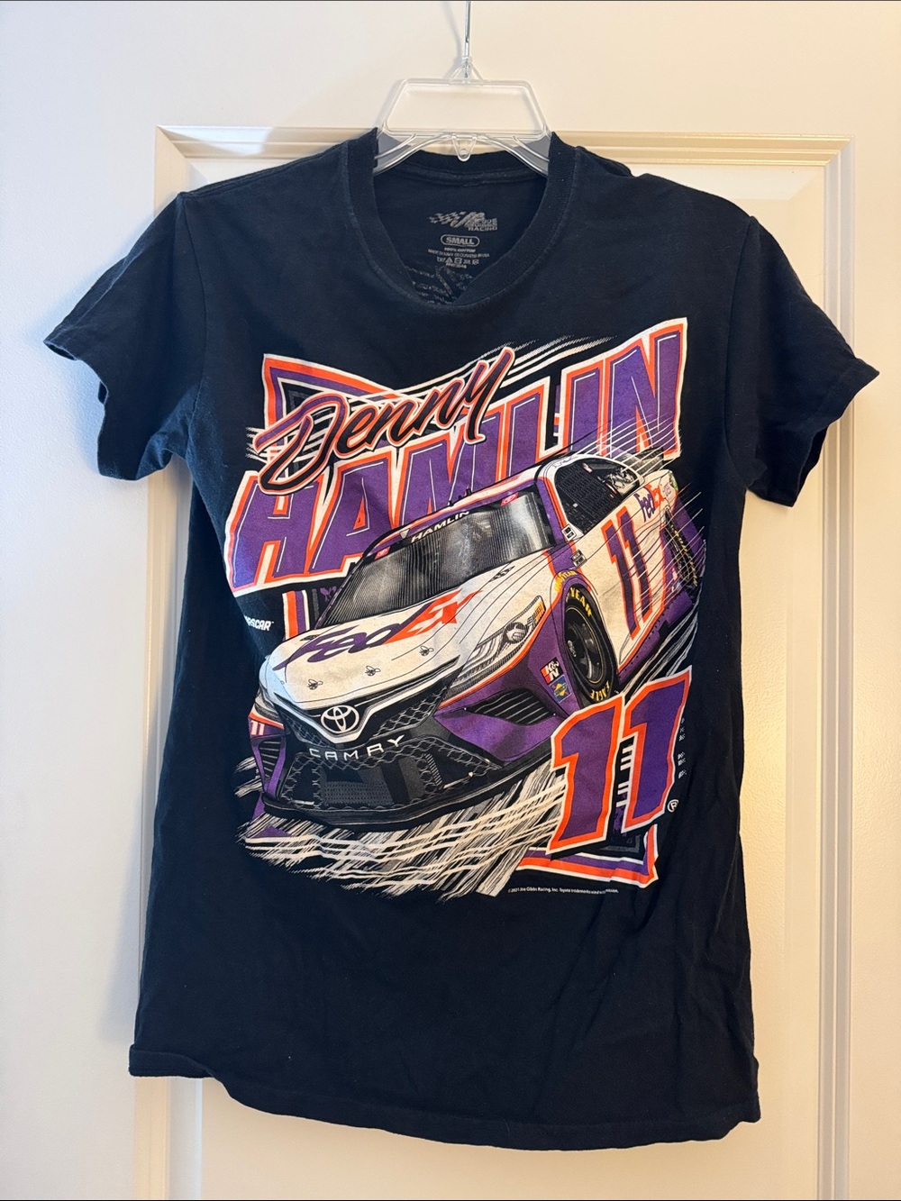 Denny Hamlin Black Racing Graphic Tee